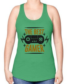 the best 154# - video games -Racerback Tank