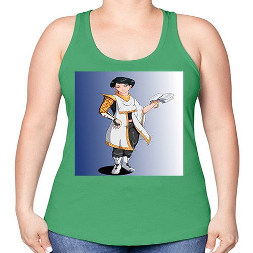 the book master 58# - anime -Racerback Tank
