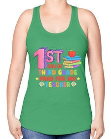 third day of third Grade 944# - third grade -Racerback Tank