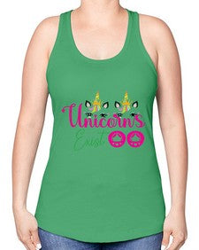 unicorns exist 534# - unicorn -Racerback Tank