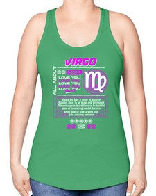 virgo 544# - virgo -Racerback Tank