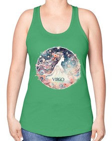 virgo 545# - virgo -Racerback Tank