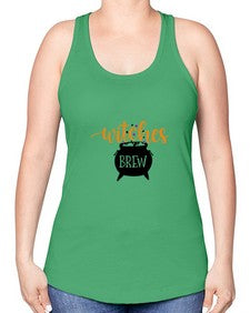 witches brew 6# - witch -Racerback Tank