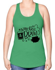 witches brew 8# - witch -Racerback Tank