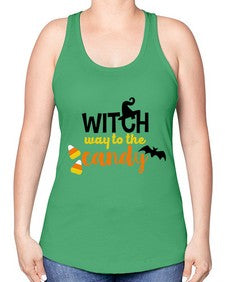 witchwaycandy 4# - witch -Racerback Tank