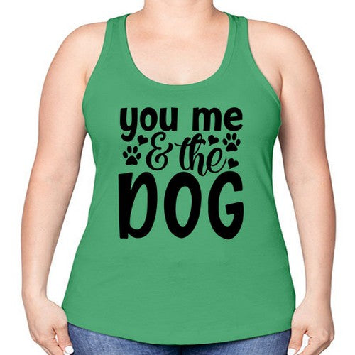 you me the dog Style 51# - dogs -Racerback Tank