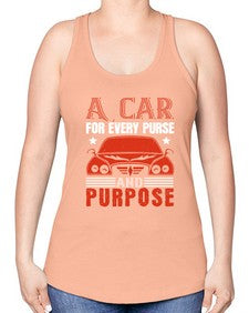 A car for every purse and purpose 2# - car -Racerback Tank
