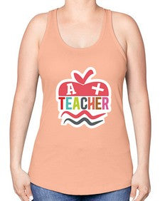 ATeacher 583# - teacher -Racerback Tank