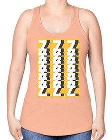 Abstract Shape 187# - art pop art -Racerback Tank