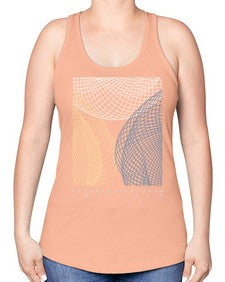 Abstract Shape 204# - art pop art -Racerback Tank