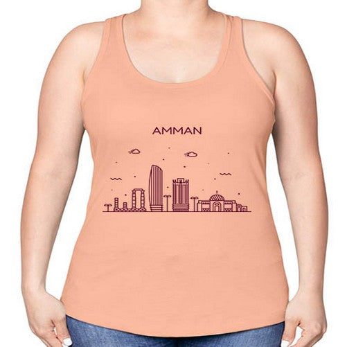 Amman 314# - cities -Racerback Tank