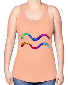 Aquarius 69# - aquarius -Racerback Tank