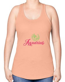 Aquarius 70# - aquarius -Racerback Tank