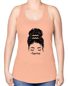 Aquarius Woman - aquarius -Racerback Tank