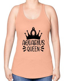 Aquarius queen 73# - aquarius -Racerback Tank