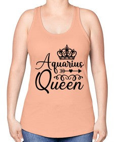 Aquarius queen 74# - aquarius -Racerback Tank