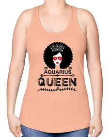 Aquarius queen 75# - aquarius -Racerback Tank