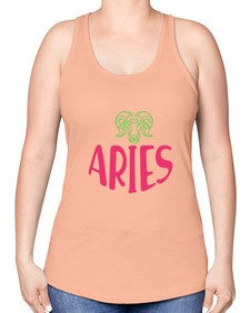 Aries 101# - aries -Racerback Tank