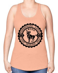 Aries 3# - aries -Racerback Tank