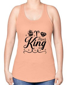 Aries king 111# - aries -Racerback Tank
