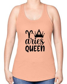 Aries queen 118# - aries -Racerback Tank