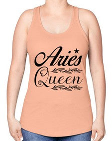Aries queen 119# - aries -Racerback Tank