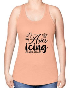 Ariesicing 105# - aries -Racerback Tank