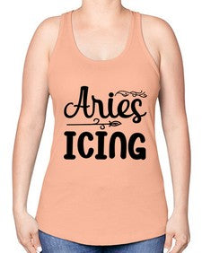 Ariesicing 106# - aries -Racerback Tank