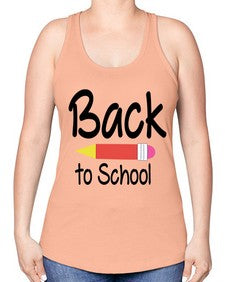 Back to School 5# - general school -Racerback Tank