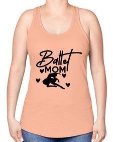 Ballet mom 75# - ballet -Racerback Tank