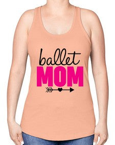 Ballet mom 76# - ballet -Racerback Tank