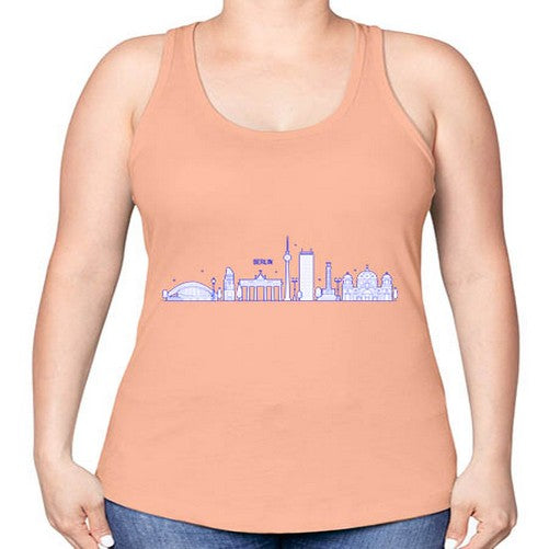 Berlin 448# - cities -Racerback Tank