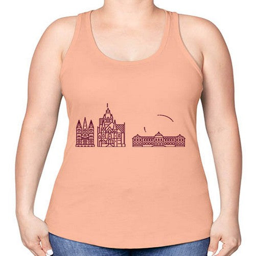 Bonn 473# - cities -Racerback Tank