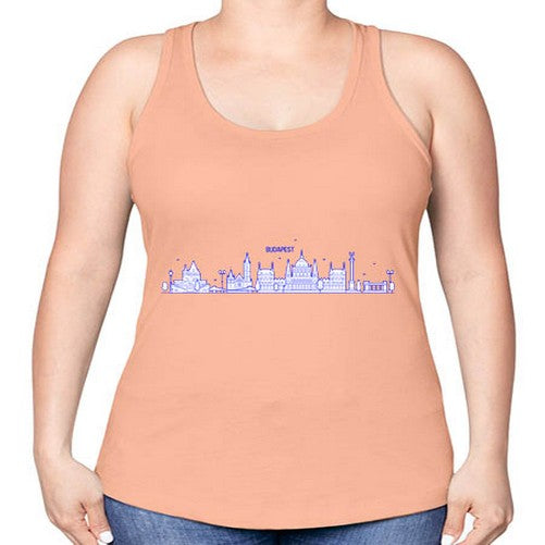 Budapest 511# - cities -Racerback Tank