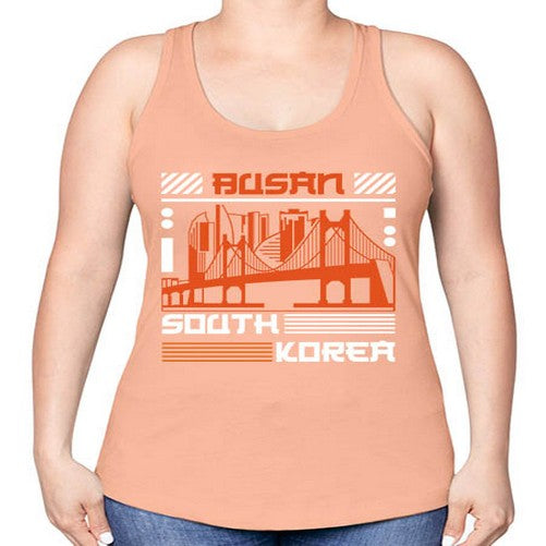 Busan 524# - cities -Racerback Tank