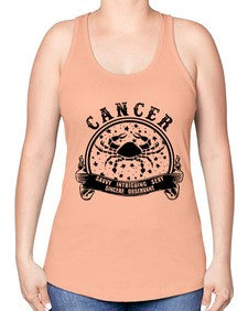 Cancer 13# - cancer -Racerback Tank