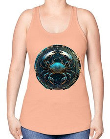 Cancer 147# - cancer -Racerback Tank