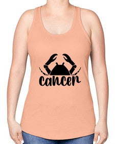 Cancer 156# - cancer -Racerback Tank