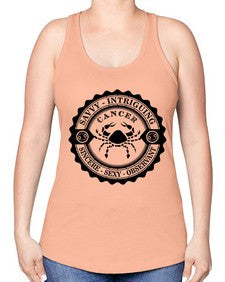 Cancer 15# - cancer -Racerback Tank