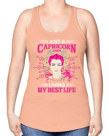 Capricorn chick 193# - capricorn -Racerback Tank