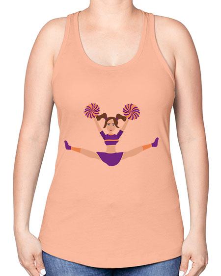 Cheerleader 15# - cheer -Racerback Tank