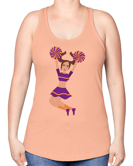 Cheerleader 16# - cheer -Racerback Tank