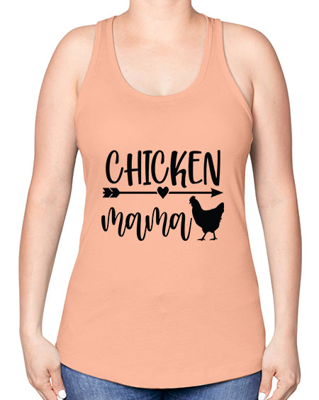 Chicken Mama - chicken -Racerback Tank