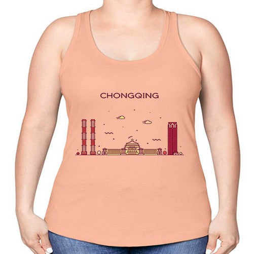 Chongqing 583# - cities -Racerback Tank