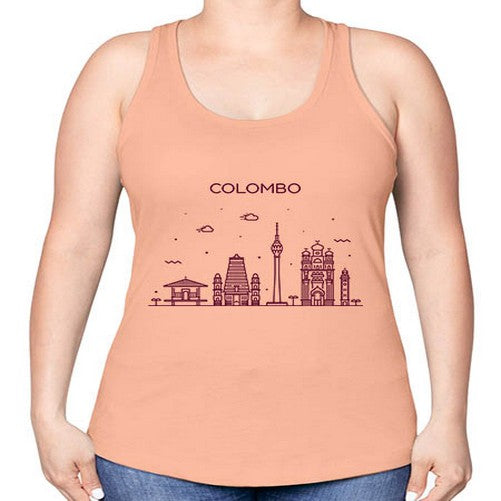 Colombo 597# - cities -Racerback Tank