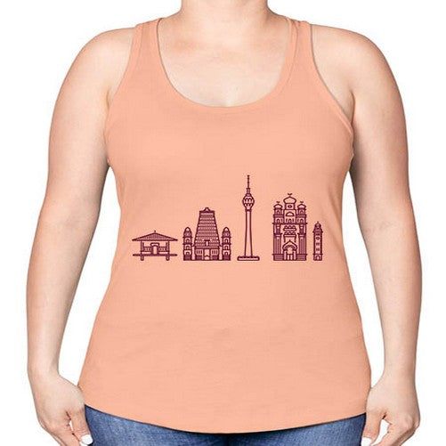 Colombo 598# - cities -Racerback Tank