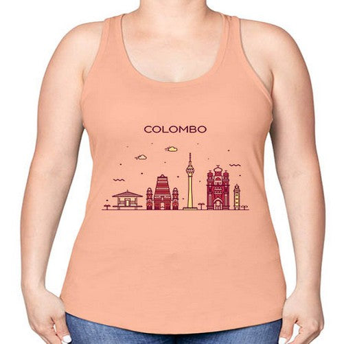 Colombo 599# - cities -Racerback Tank