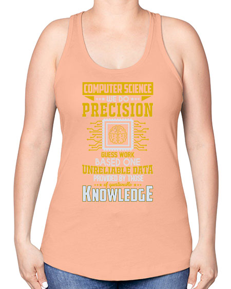 Computer Science we do 278# - general science -Racerback Tank