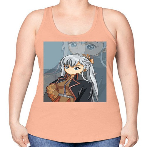 Cute princess game 65# - anime -Racerback Tank