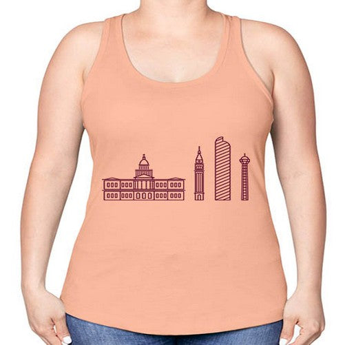Denver 660# - cities -Racerback Tank